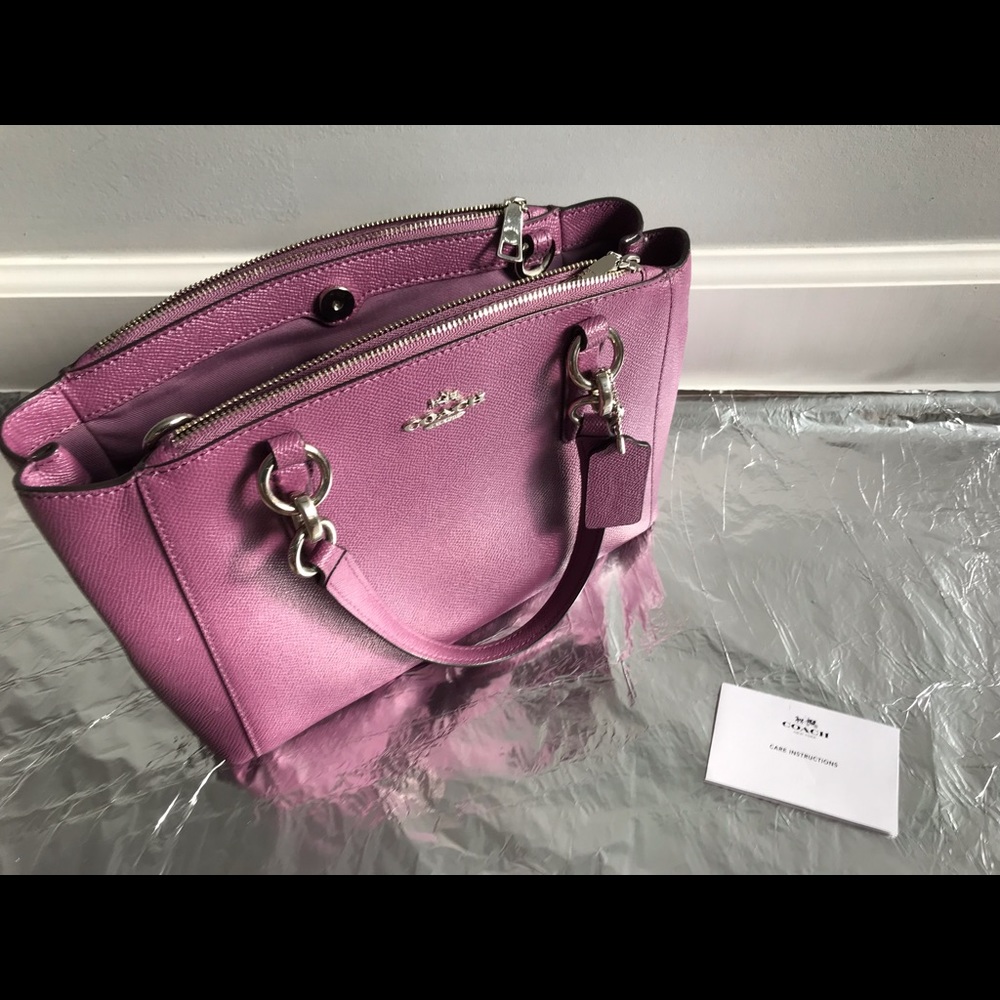 Coach lavender purse